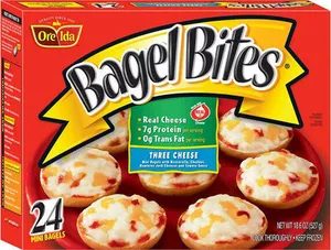 Three cheese frozen pizza