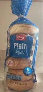 Winco Foods Plain Bagels