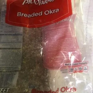 Breaded okra