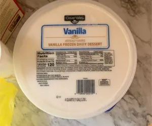 Clover valley Vanilla Icecream