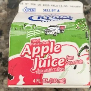 apple juice from concentrate