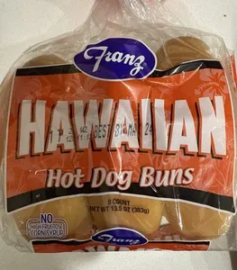 Hawaiian Hot Dog Buns