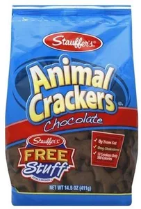 Stauffer's, animal crackers, chocolate