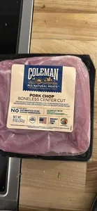 PORK CHOP BONELESS CENTER CUT