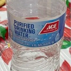 Purified drinking water