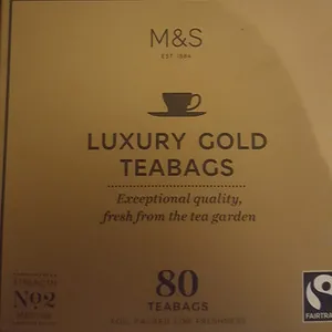 luxury gold teabags