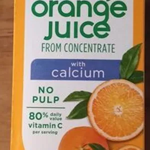 Orange Juice From Concentrate