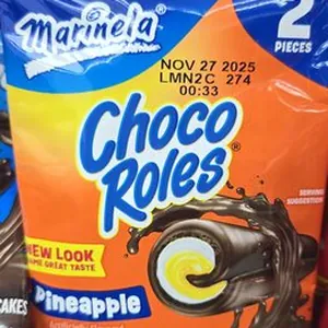 Choco roles pineapple creme filled cakes choco roles