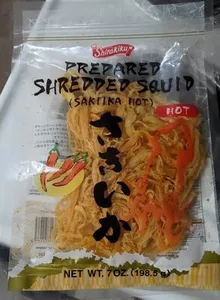 calamars déchiquetés préparés