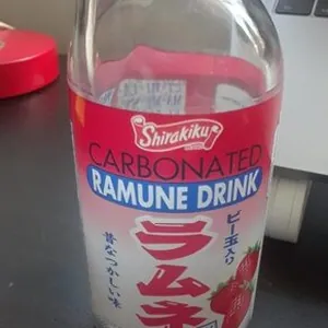 Strawberry Carbonated Ramune Drink