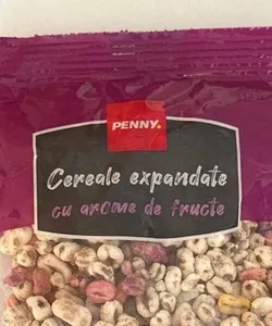 Cereale expandate cu aromă de fructe