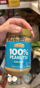 100% Peanuts Creamy Peanut Butter