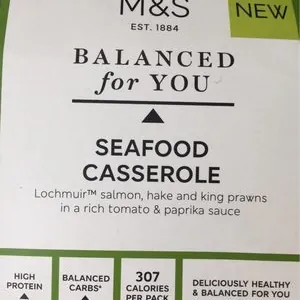 Seafood casserole