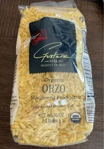 Organic traditional bronze cut macaroni product