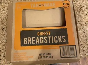 take & bake cheesy breadsticks