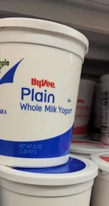 Hyvee Plain Whole Milk Yogurt
