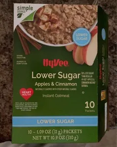 Lower Sugar Apples and Cinnamon Oatmeal