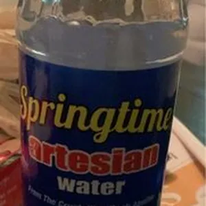 Spring time artesian water