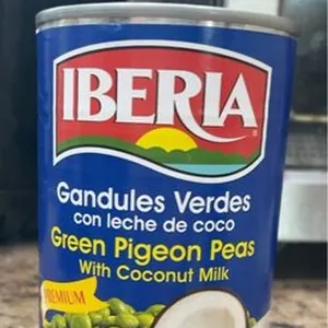 Green Pigeon Peas with Coconut Milk