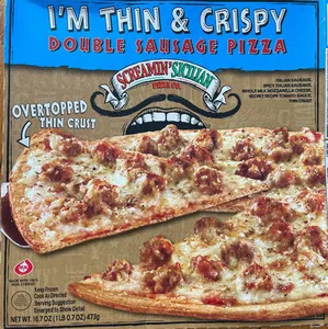 Double sausage pizza