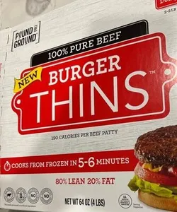 Burger thins