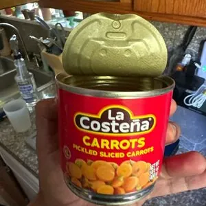 La costena pickled carrots sliced