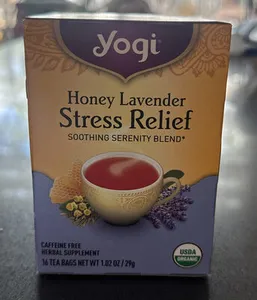 Yogi, Stress Relief, Honey Lavender, Caffeine Free