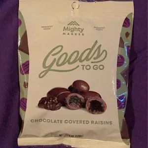 Chocolate covered raisins