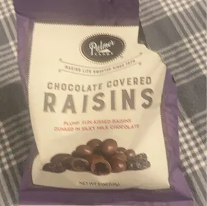 Chocolate covered raisins