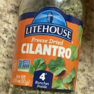 Freeze dried cilantro