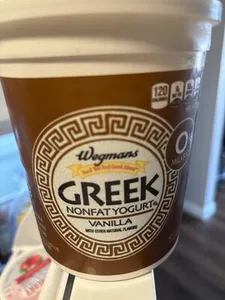Greek vanilla yogurt