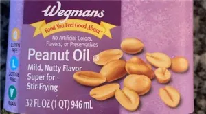Wegmans peanut oil