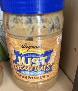 Just Peanuts Crunchy Natural Peanut Butter