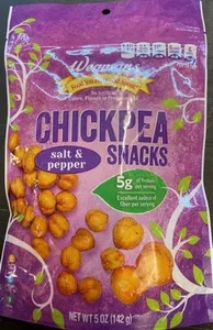 Salt & pepper chickpea snacks, salt & pepper
