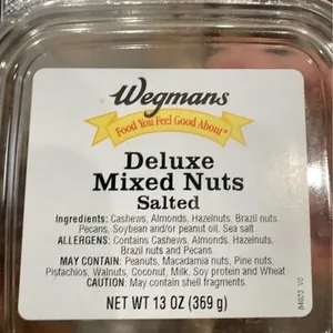 Salted mixed nuts
