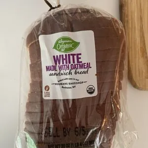 Organic White Made With Oatmeal