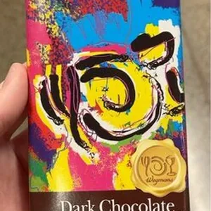 Dark chocolate with almonds