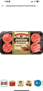 Original Premium Fresh Pork Sausage Patties