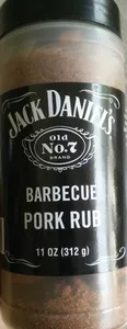 Jack daniel's, pork rub