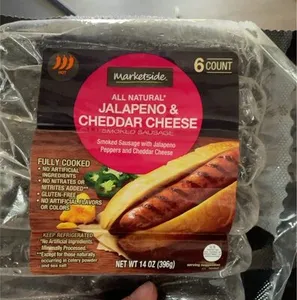 Marketside Jalapeño & Cheddar Cheese Smoked Sausage