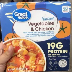 Vegetables and chicken