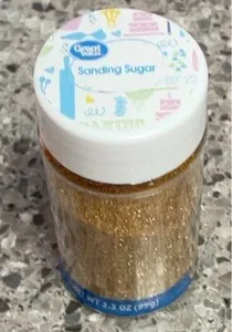 Gold sanding sugar
