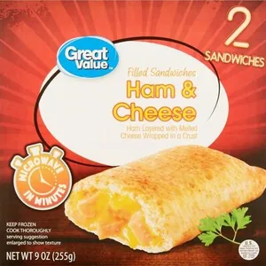 Ham & Cheese Filled Sandwiches