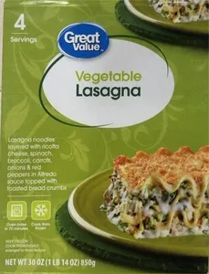 Vegetable lasagna
