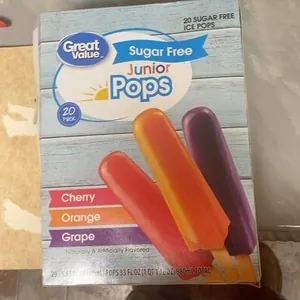 Sugar free junior pops