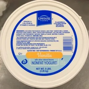Vanilla nonfat yogurt