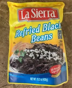Refried black beans