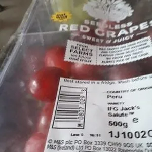 Red Seedless Grapes