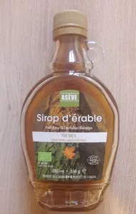sirop d\'erable