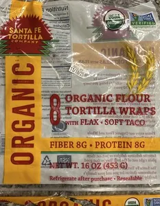 Organic Flour Tortilla Wraps
